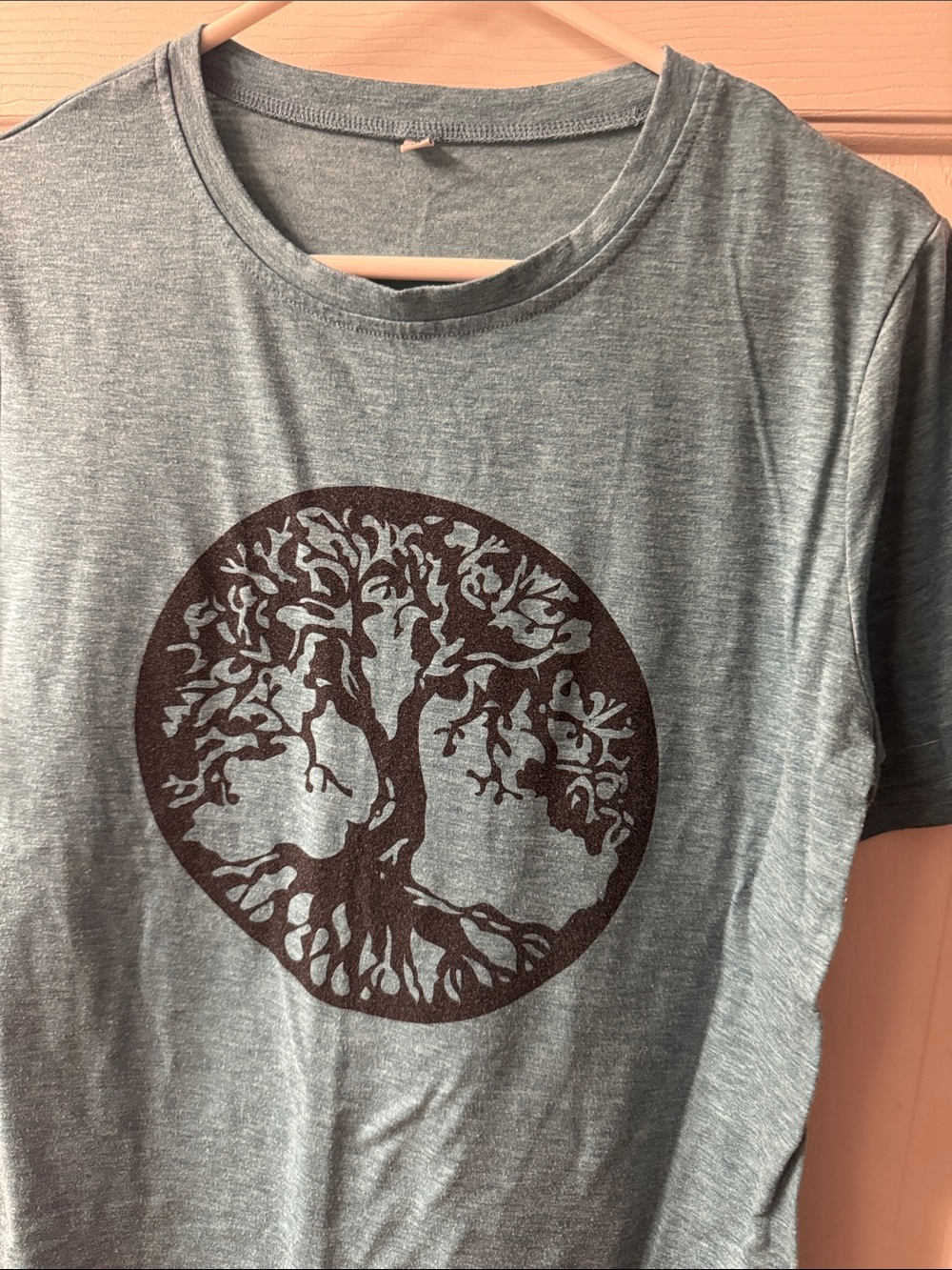 Women's Teal Tree Graphic Tee - Picture 2 of 3